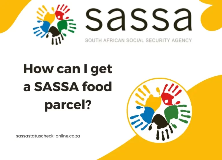 How can I get a SASSA food parcel?