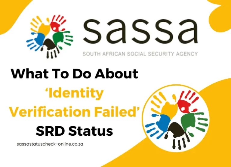 What To Do About ‘Identity Verification Failed’ SRD Status